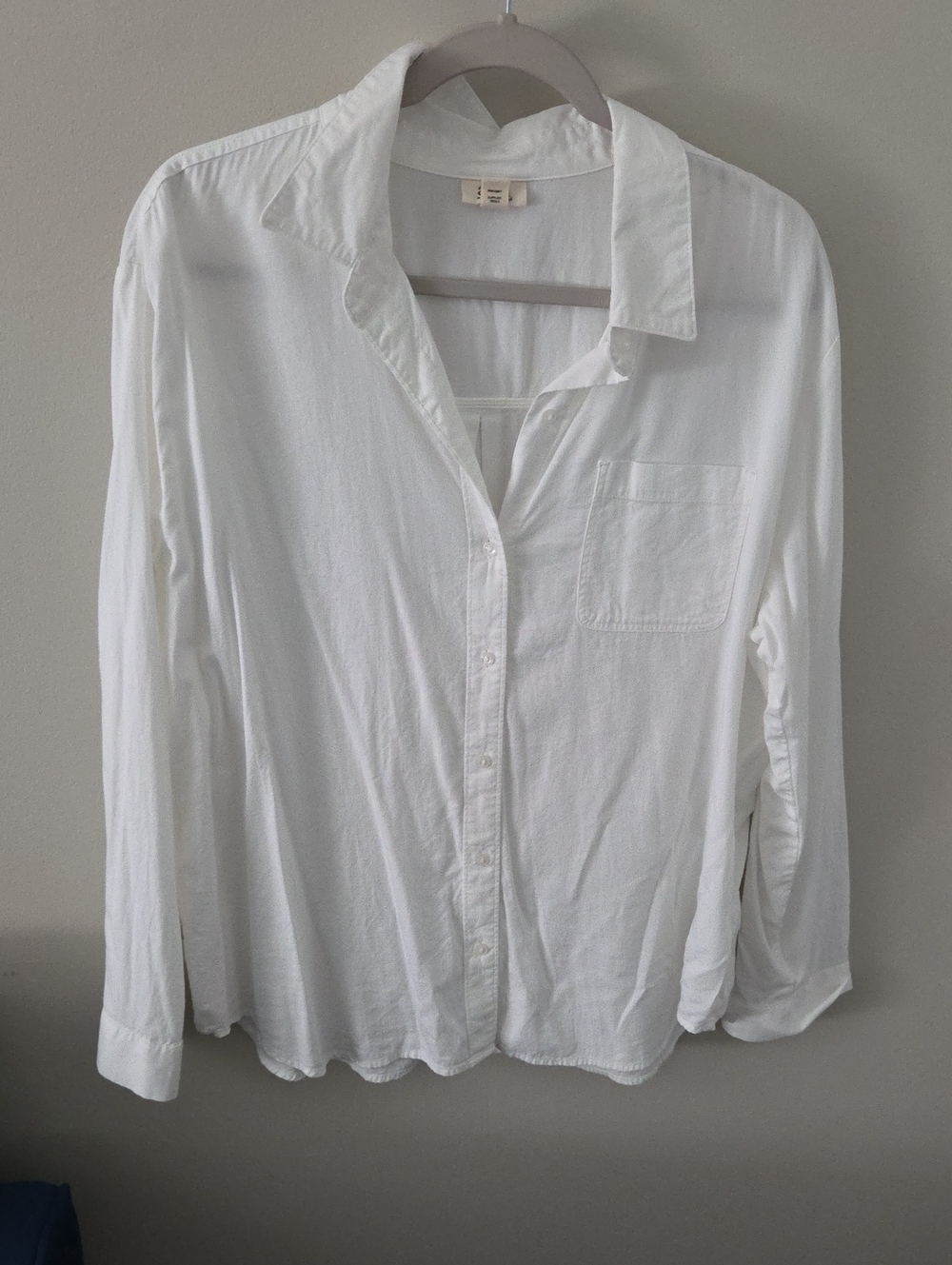 a.n.a White Relaxed Fit Button-Down Shirt